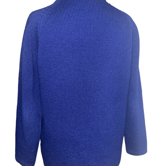 RARE VINTAGE DORSET BUTTON FRONT CARDIGAN WOMANS NAVY SZ M - Picture 2 of 16